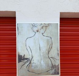 "Spa Day III" by Bridges Framed Canvas Print 23x29