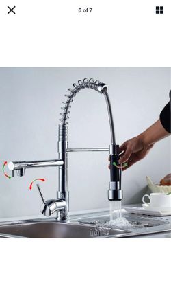🚨 Kitchen Sink Faucet Solid Brass 🔥 Color Chrome 📦Brand New 🤩
