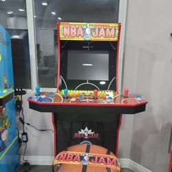 Arcade 1up NbA Jam With Chair And Riser