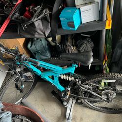 Blue Gauntlet Mountain Bike 