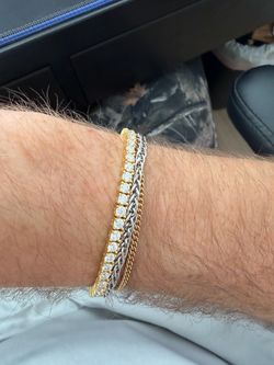 Gold Tennis Bracelet