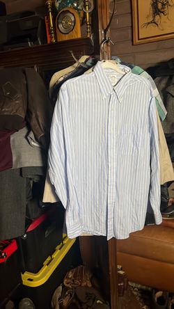 Brooks Brothers Blue Striped Button-Down Shirt