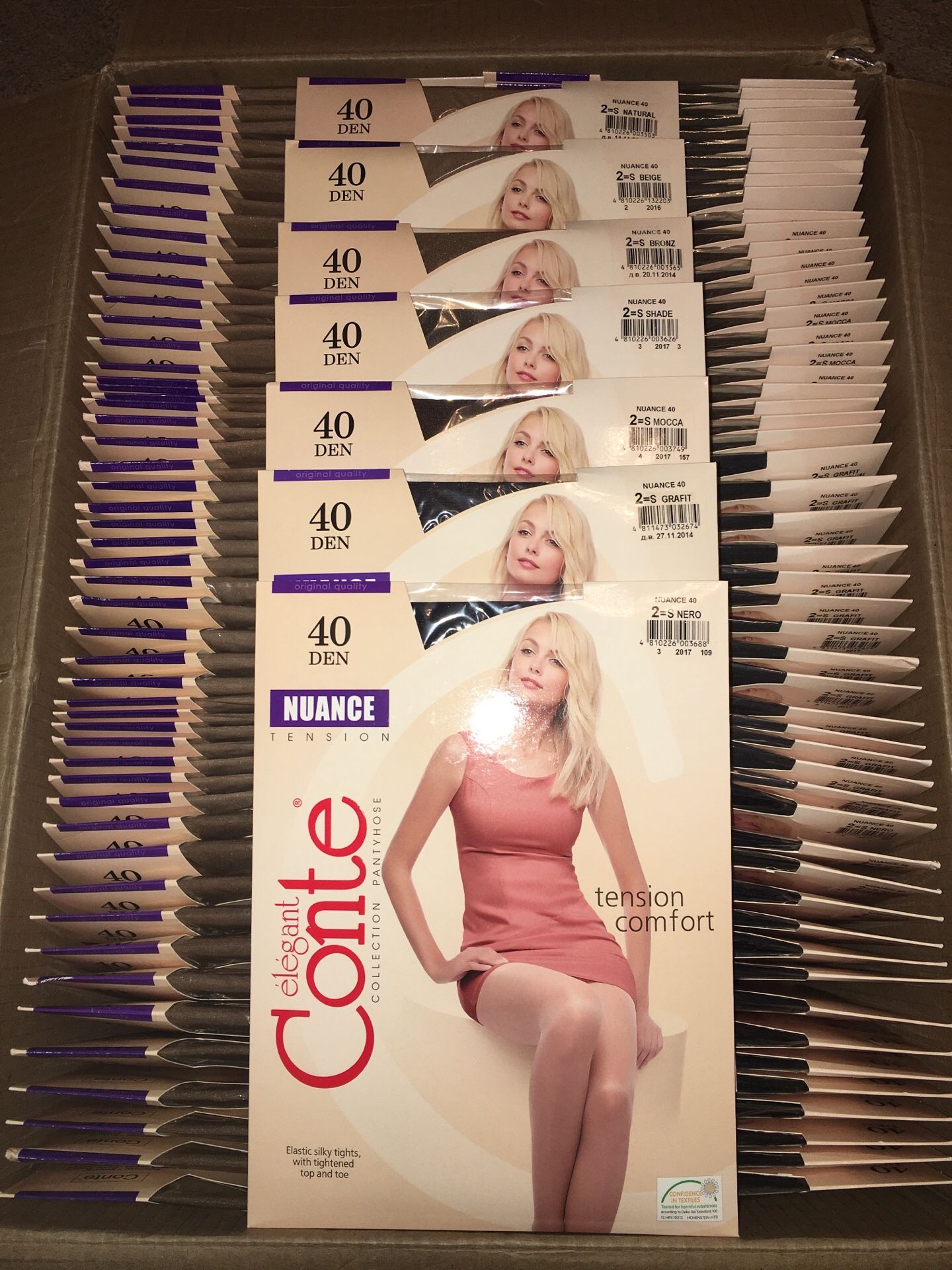 Conte Nuance Pantyhose (40 Den) - Any 5 pairs - Made in Belarus