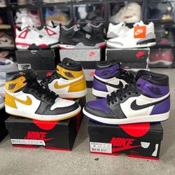 Air Jordan Retro 1 High Court Purple  Men’s Size 9
