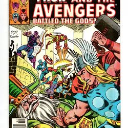 WHAT IF? #25 (1981) JOSEF RUBINSTEIN | NEWSSTAND | THOR & AVENGERS BATTLED GODS