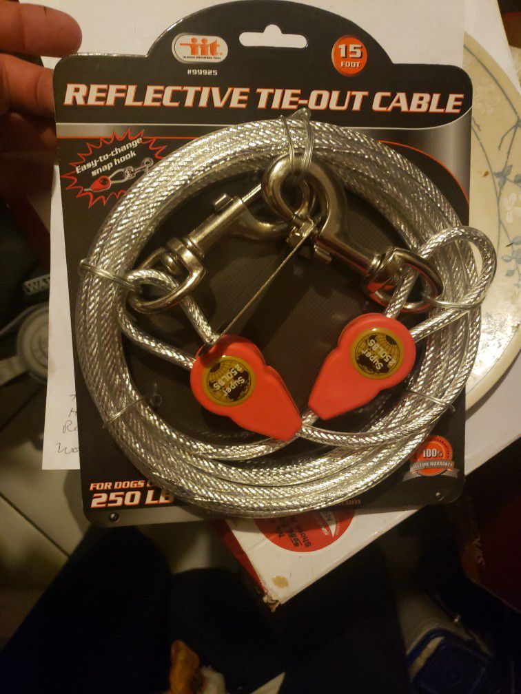 15ft. Heavy Duty Tie Out Dog Cable