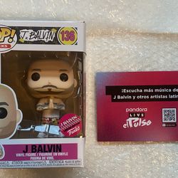 J Balvin Limited Edition Funko Pop New