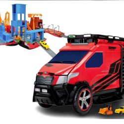 SVC MicroMachines Super Van City Playset. MM Vehicles, Working Areas.  City Play