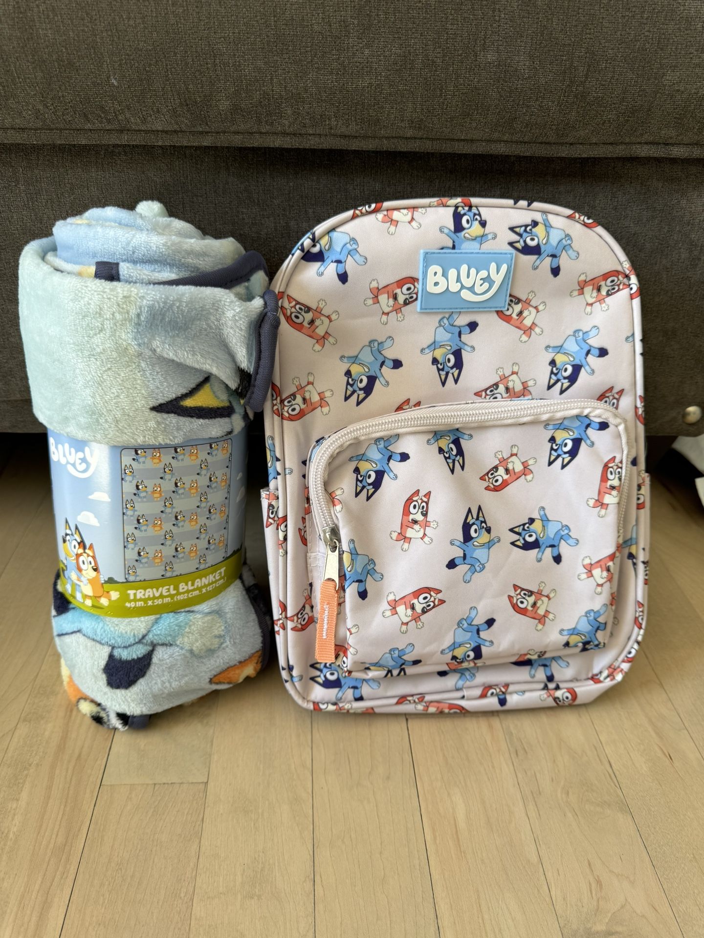 Bluey Blanket And Backpack
