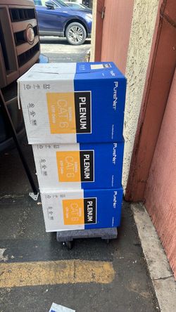 PureNet Plenum CAT6 UTP Cable – 3 Boxes