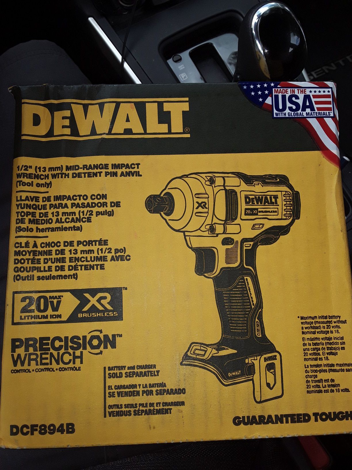 DeWalt half inch impact wrench tool only .. brand new