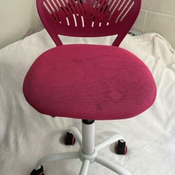 Pink Desk Chair 