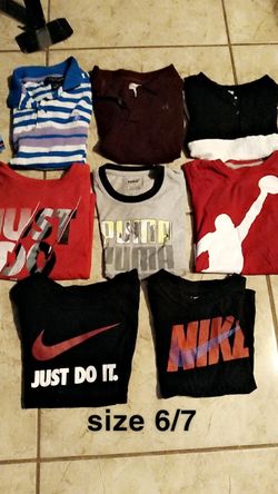 8 boy shirts 6/7