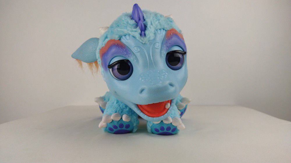 FurReal Friends Torch My Blazin Blue Dragon Interactive Pet Play Toy 2015 Hasbro