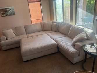 Sofa Sectional and Ottoman