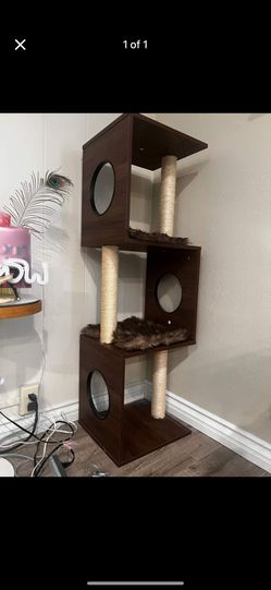 cat tree and scratching posts