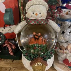 Vintage Frosty The Snowman Christmas Decorations Lot Of 3
