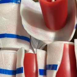 5ct Red Flameless Candle Set 