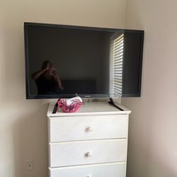 Tv and dresser