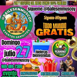 Domingo 27 Julio Direcion 3497 Bronson St Muscoy 1 Pm 10 Pm Gratis