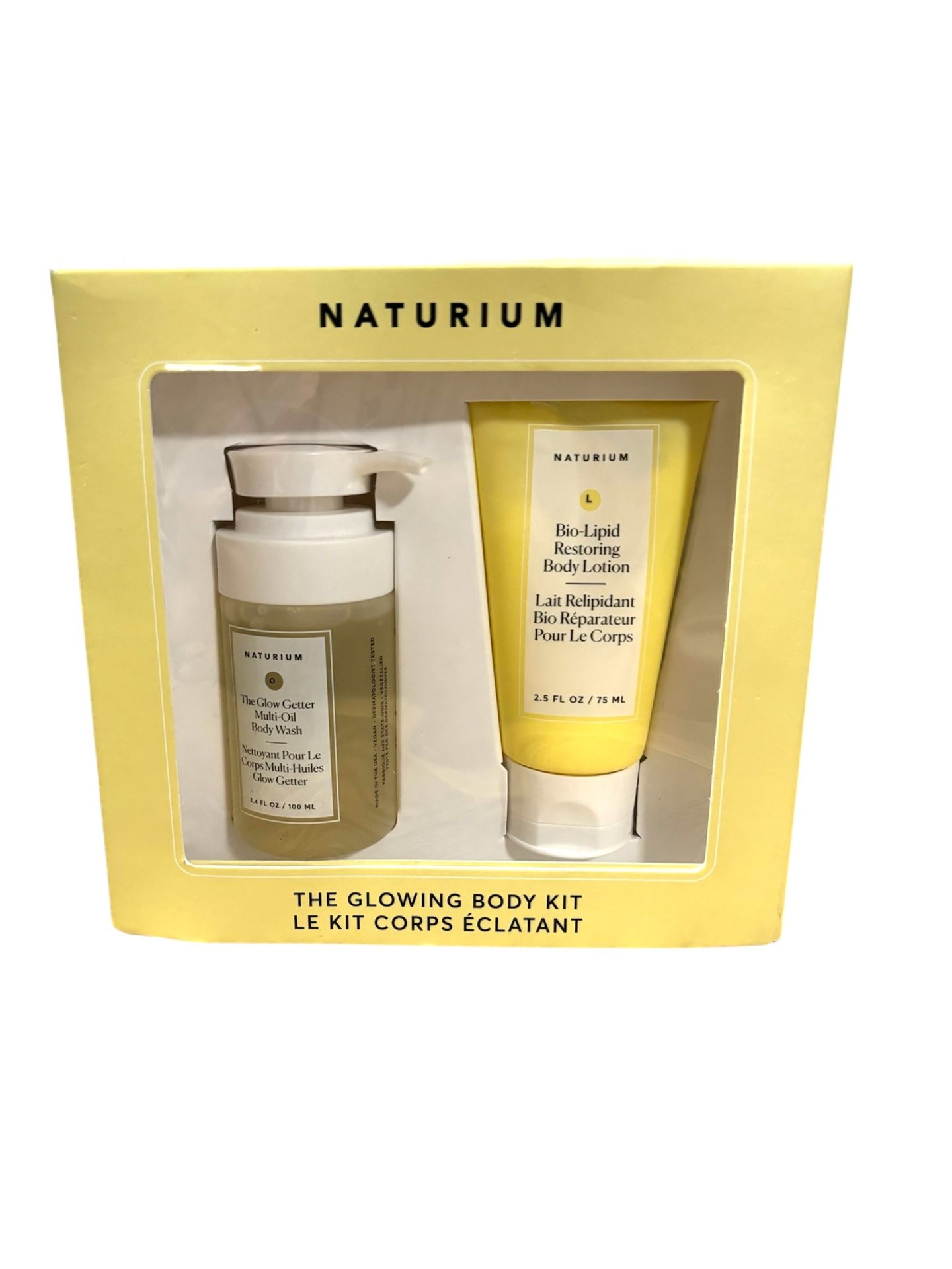 Naturium THE GLOWING BODY KIT Limited Edition Body Wash & Body Lotion