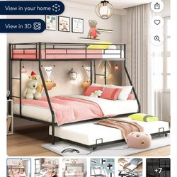 3 In 1 Bunk Bed 