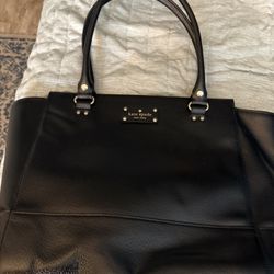 Black leather Kate Spade Shoulder Bag