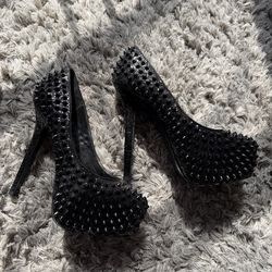 Steve Madden studded heels