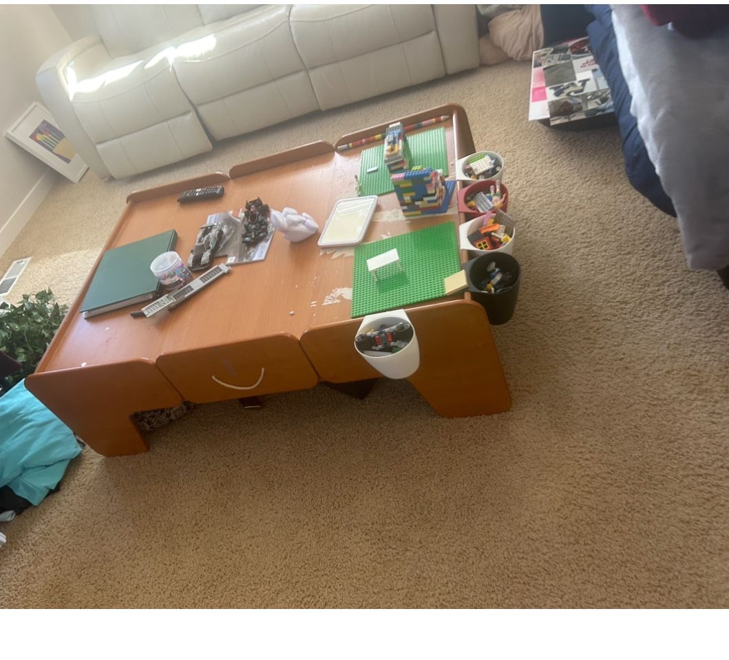 Lego /craft /car Table With Drawers