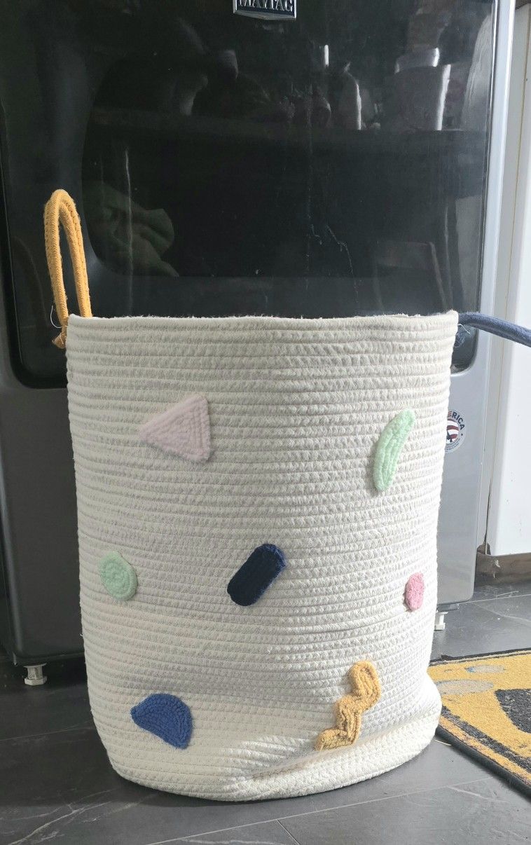 New Confetti rope basket 18 inch / 49 Inch Round 