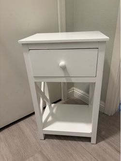 Wood End Table