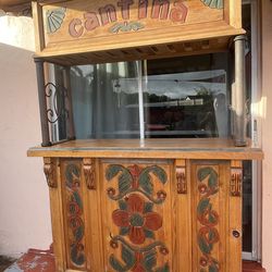 Bar de madera original echo en México