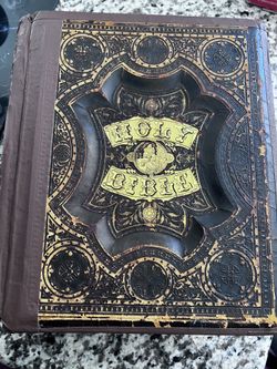Antique Holy Bible From The 1800S Complete And Illustrated By Dr. William Smith