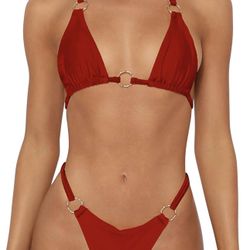 Red Bikini Set