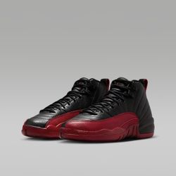 AIR JORDAN 12 RETRO (GS) BLACKNARSITY RED NOIR/VARSITY ROUGE