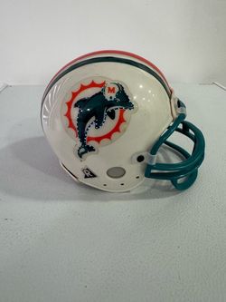 Miami Dolphins Light Up Mini Helmet Vintage. Emblem Lights Up And Blinks.