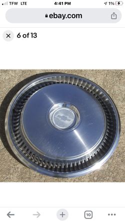 2 Chevy Nova Hubcaps 