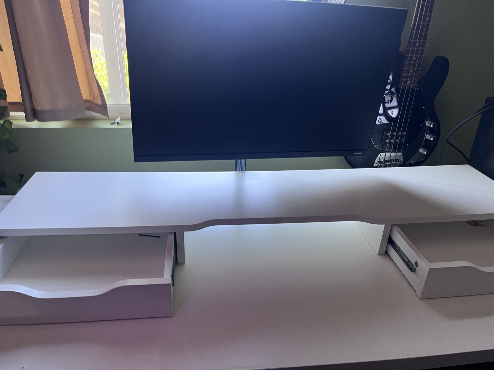 ikea linmon long desk (organizer not included)