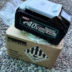 Makita 40v 4.0Ah Battery, NEW