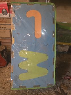 Foam floor alphabet