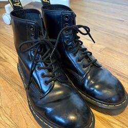 Black Dr Martens Combat Boots 