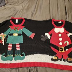 Ugly Christmas Sweater For Couple Super Cool 
