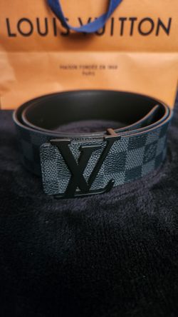 LOUIS VUITTON DAMIER GRAPHITE BELT