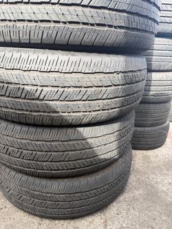 (4) 265/60R20 SET OF USED TIRES BRIDGETONE  60% LIFE !!!