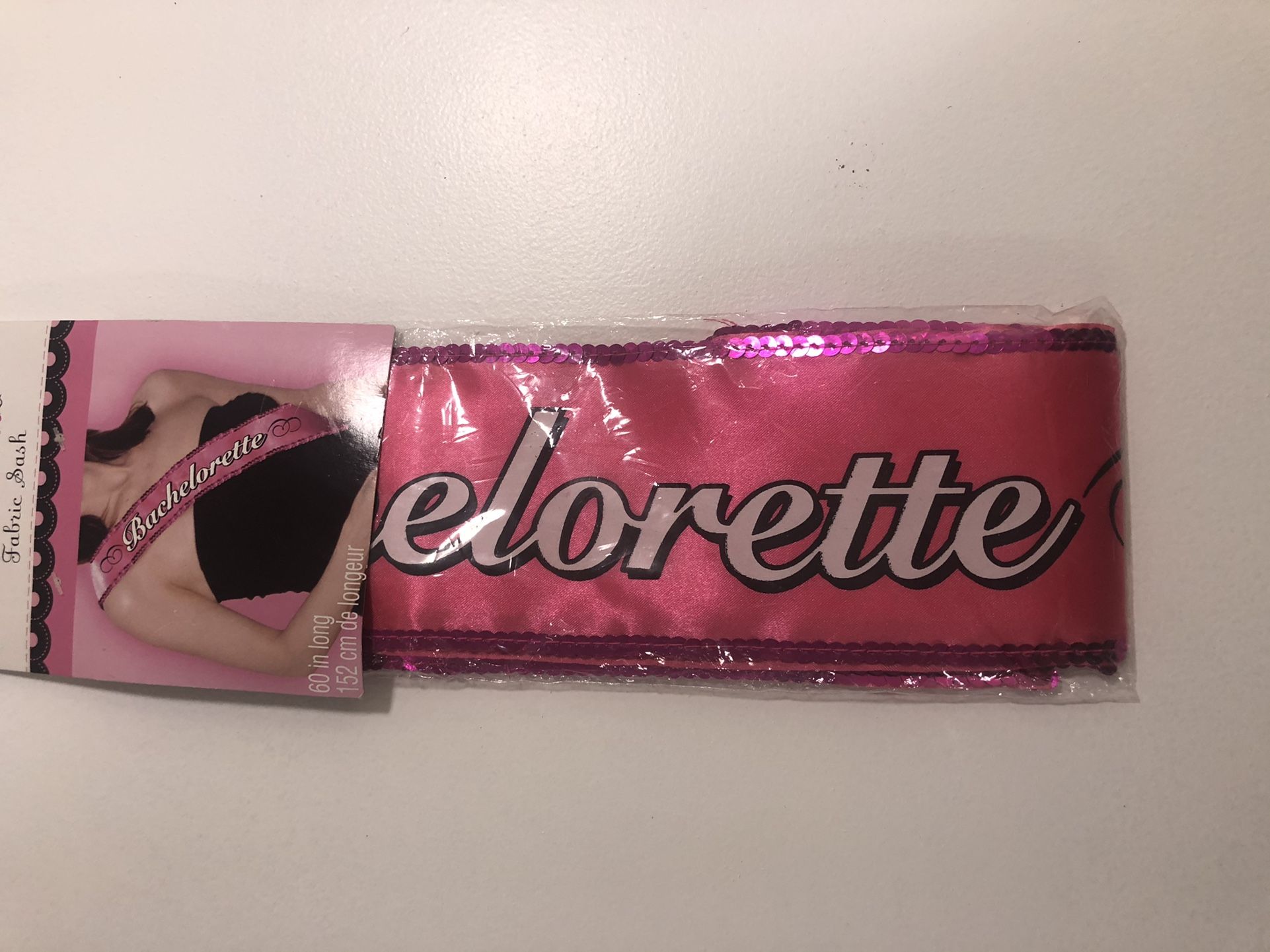 Bachelorette Fabric Sash