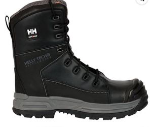 Helly Hansen Sz 10.5 Work Boots Composite Safety Toe Denison 8” Waterproof Black