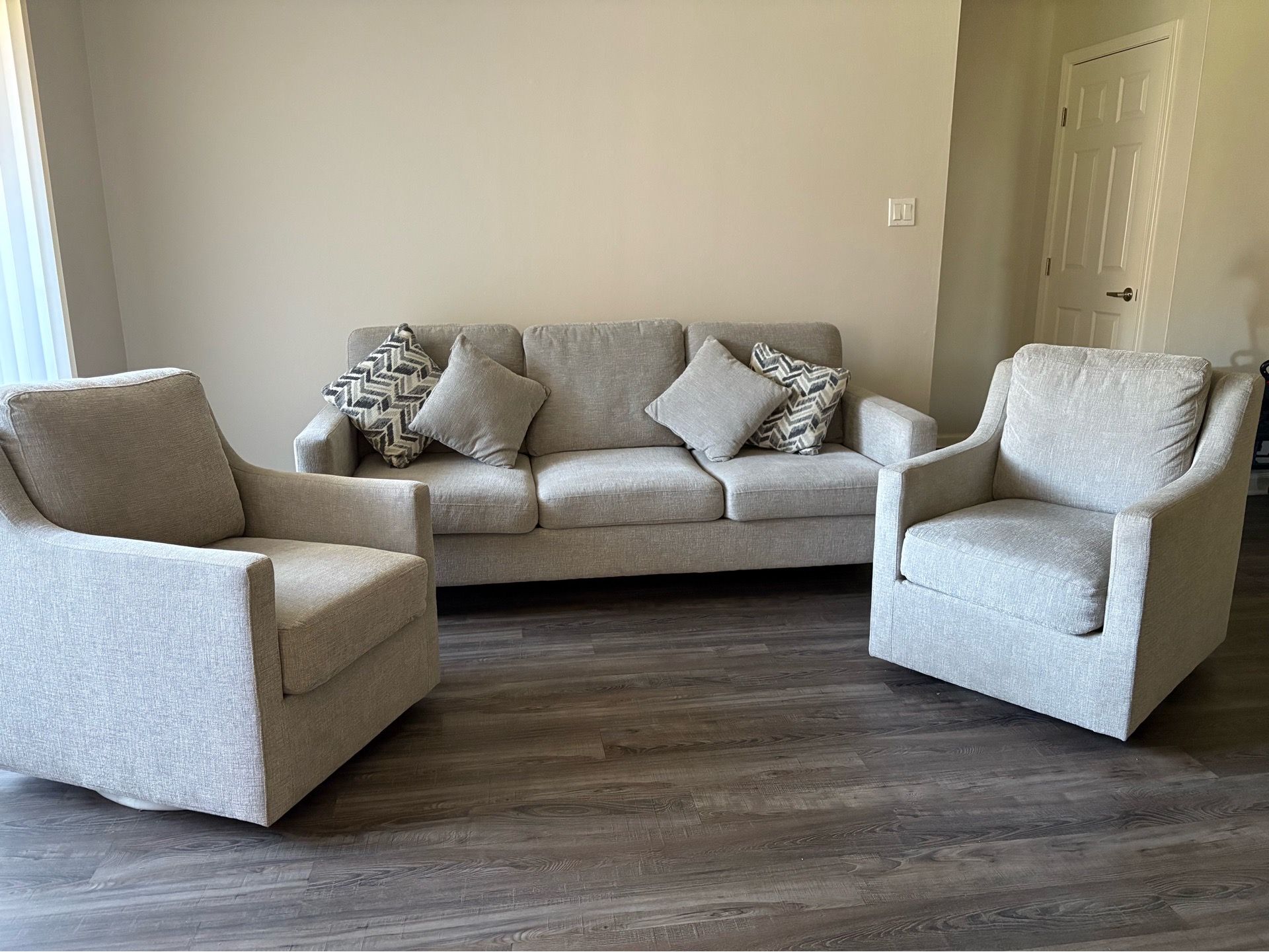 Furniture, living spaces, brand color, light gray
