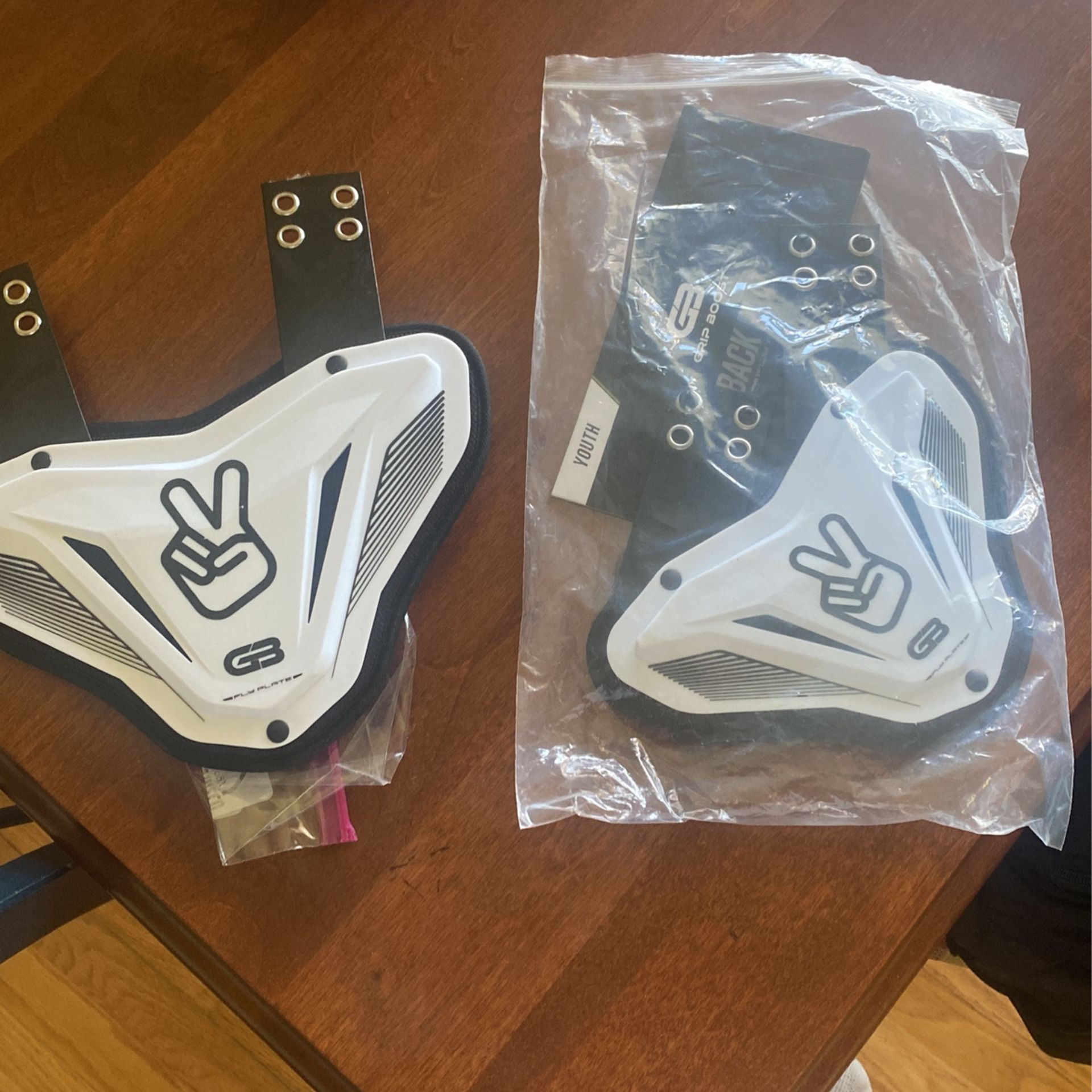 Football Back Plate Size Youth And Adult Sizes