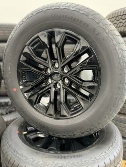 Brand New OEM Ford F-150 Gloss Black 20" Wheels and Tires