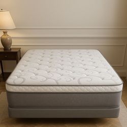 Brand New Queen Size Pillow Top Mattress – 14” Thick for Superior Comfort. Direct from Factory. Also Available: Twin, Full & King. Fast Same-Day Deliv